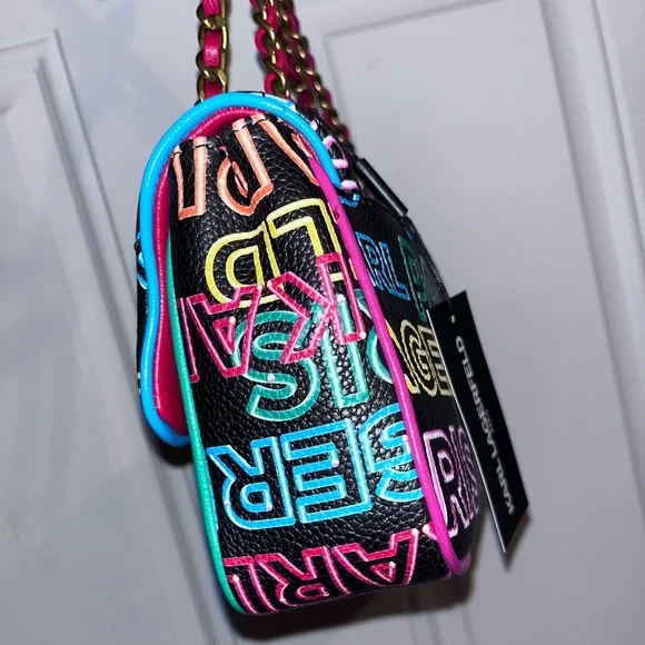 Karl Lagerfeld: Neon Paris Agyness Convertible Shoulder Bag - Picture 10 of 14
